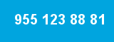 955 123 88 81 955 123 88 81